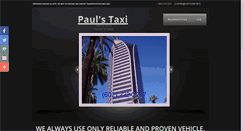 Desktop Screenshot of paulstaxi.com